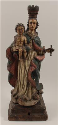 Madonna mit Kind über Wolken, - Summer-auction