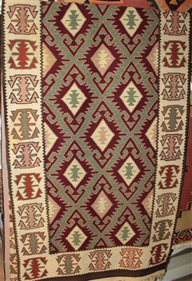 Balkan Kelim ca. 340 x 91 cm, - Sommerauktion - Bilder Varia, Antiquitäten, Möbel