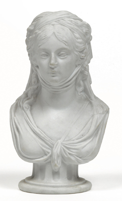 Kronprinzessin Louise von Preussen, 1776-1810, Biskuitporzellan-Büste, - Summer-auction