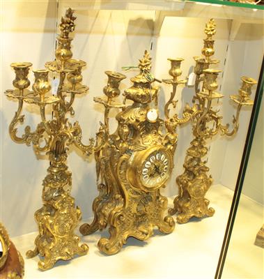 Neorokoko Bronze Garnitur - Letní aukce