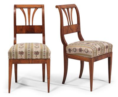 Paar Biedermeier Sessel, - Sommerauktion - Bilder Varia, Antiquitäten, Möbel