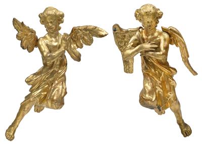 Paar schwebende Engel, - Summer-auction