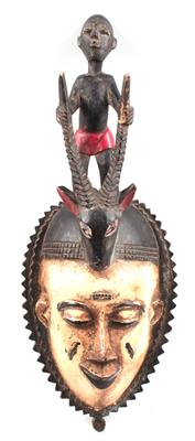 Yaure, Elfenbeinküste: Maske der Yaure, - Summer-auction