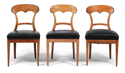 Drei Biedermeier-Sessel, - Summer-auction