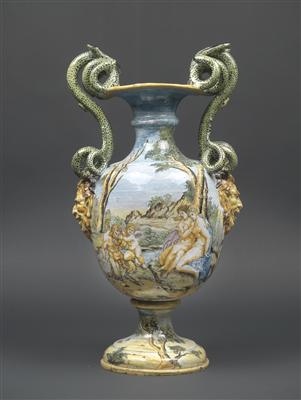 Henkelvase, - Summer-auction