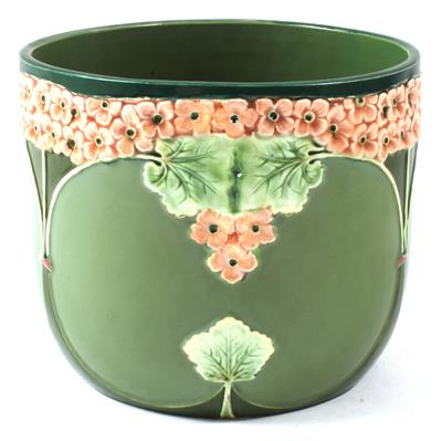 Jugendstil-Blumenübertopf, - Summer-auction