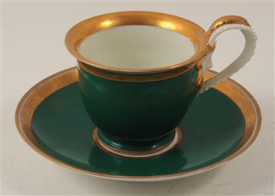 Tasse mit Untertasse, - Summer-auction