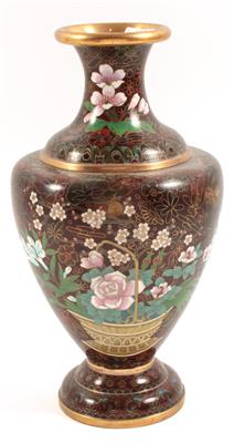Cloisonné-Vase, - Sommerauktion - Bilder Varia, Antiquitäten, Möbel