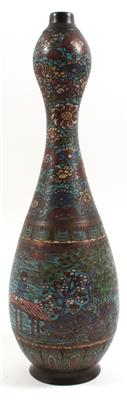 Cloisonné-Vase, - Sommerauktion - Bilder Varia, Antiquitäten, Möbel