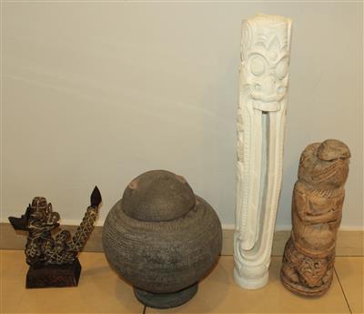Konvolut (4 Stücke): Indonesien, Bali: - Sommerauktion - Bilder Varia, Antiquitäten, Möbel