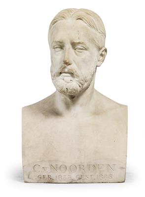 Marmorbüste des deutschen Historikers "C. v. Noorden, geb. 1833 gest. 1883", - Summer-auction