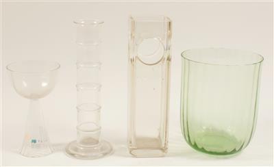 Vier diverse Gläser - Summer-auction