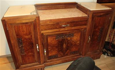 Zierliches Art Deco Buffet um 1930/35, - Asta estiva