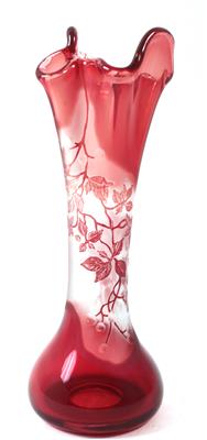 Glashütte Eisch - Vase, - Saisoneröffnungs-Auktion Antiquitäten & Bilder
