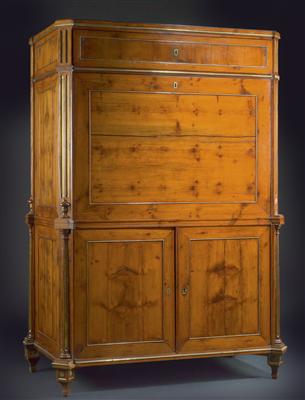 Klassizistischer Halbschrank, - Antiques and Paintings