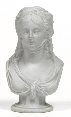 Kronprinzessin Louise von Preussen, 1776-1810, Biskuitporzellan-Büste, - Saisoneröffnungs-Auktion Antiquitäten & Bilder