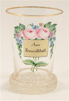 "Aus Freundschaft" Ranftbecher, - Antiques and Paintings