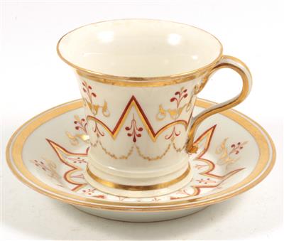 Tasse und Untertasse, - Antiques and Paintings