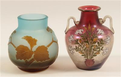 2 kleine vasen, - Antiquariato e Dipinti