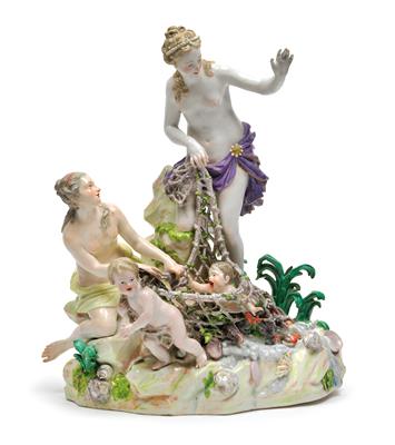 The Triton catch, - Works of Art (Furniture, Sculpture, Glass and porcelain)