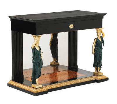 Empire console table, - Oggetti d'arte (mobili, sculture, Vetri e porcellane)