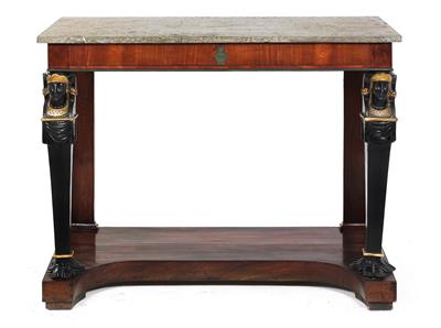 Empire console table, - Oggetti d'arte (mobili, sculture, Vetri e porcellane)