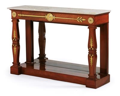 French late Empire table, - Works of Art (Furniture, Sculpture, Glass and porcelain)