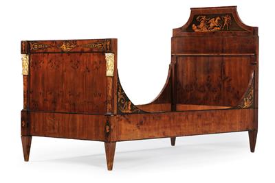 Neo-Classical bed, - Oggetti d'arte (mobili, sculture, Vetri e porcellane)