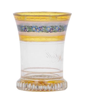 A Kothgasser ranft beaker, - Works of Art (Furniture, Sculpture, Glass and porcelain)