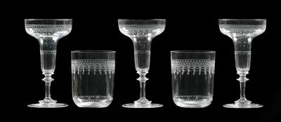 Lobmeyr glasses, - Oggetti d'arte (mobili, sculture, Vetri e porcellane)