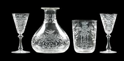 Parts of a Lobmeyr drinking service, - Starožitnosti (Nábytek, Sochařská díla, Sklo, Porcelán)