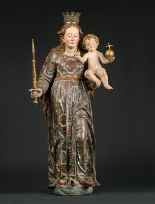 Madonna with Child, - Oggetti d'arte (mobili, sculture, Vetri e porcellane)