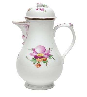 Russian coffee jug with cover, - Starožitnosti (Nábytek, Sochařská díla, Sklo, Porcelán)