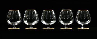 Saint-Louis Cognac glasses, - Oggetti d'arte (mobili, sculture, Vetri e porcellane)