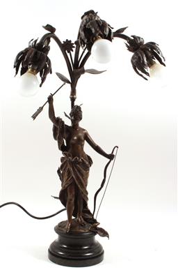 Figurale Tischlampe, - Antiquariato e Dipinti