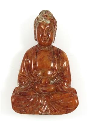 Sitzender Buddha, - Antiquariato e Dipinti