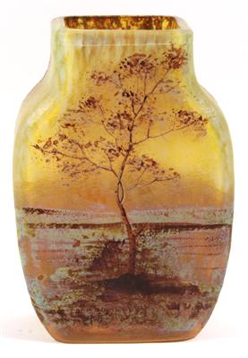 Vase mit Seelandschaft, - Starožitnosti, Obrazy