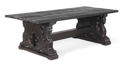 Großer Historismus-Tisch, - Winter-Auktion (Antiquitäten, Bilder, Möbel, Teppiche, Design)
