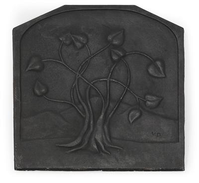 Kaminplatte, - Winter-Auktion (Antiquitäten, Bilder, Möbel, Teppiche, Design)