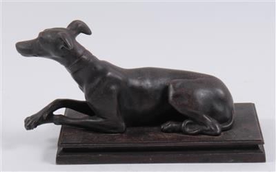 Liegender Hund, - Antiquariato e Dipinti