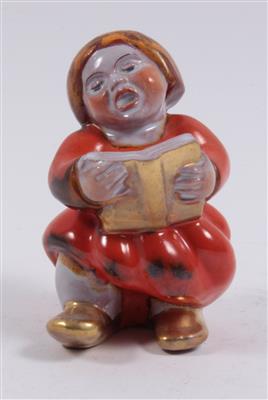 Singender Engel mit Notenblatt, - Winter-Auktion (Antiquitäten, Bilder, Möbel, Teppiche, Design)