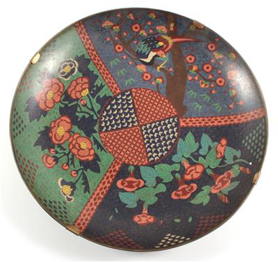 Cloisonné-Teller, - Antiquariato e Dipinti