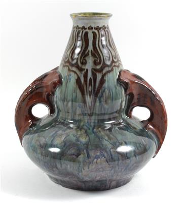 Jugendstil-Henkelvase, - Antiquariato e Dipinti