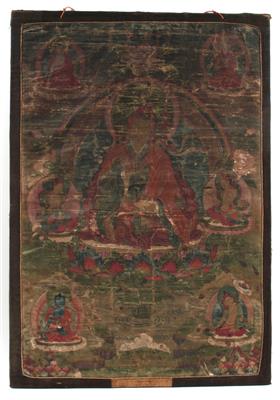 Thangka des Padmasambhava - Antiquitäten & Bilder
