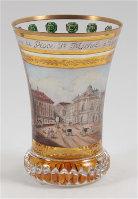 "Vue la Place St. Michel á Vienne" - Antiques and Paintings