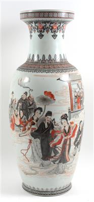 Vase, - Antiques and Paintings