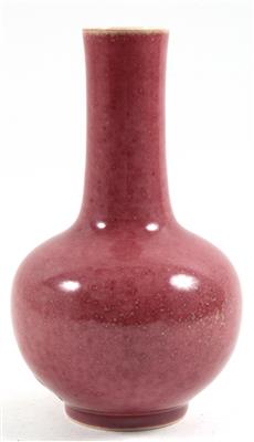 Vase mit "peach bloom" Glasur - Antiquariato e Dipinti