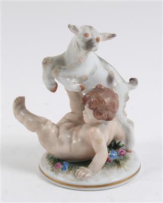 Putto mit Zicklein, - Antiquariato e Dipinti