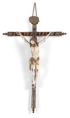 Ivory crucifix, - Starožitnosti (Nábytek, Sochařská díla)