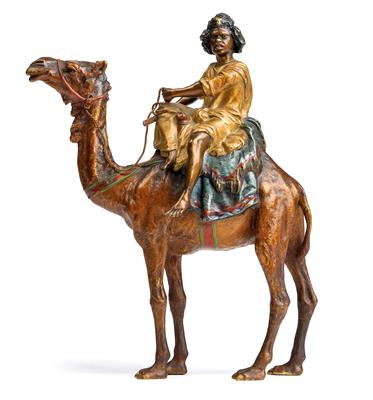F. X. Bergmann – Camel rider, - Works of Art (Furniture, Sculptures, Glass, Porcelain)